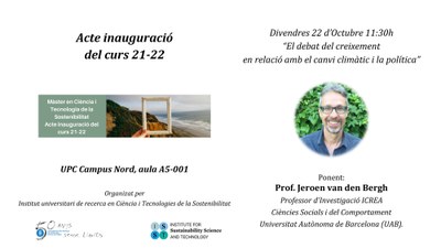 Acte inauguració del curs 21-22